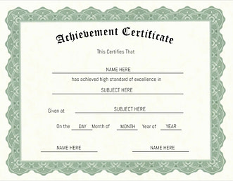 Use Free Certificate Templates To Customize Printable Certificates